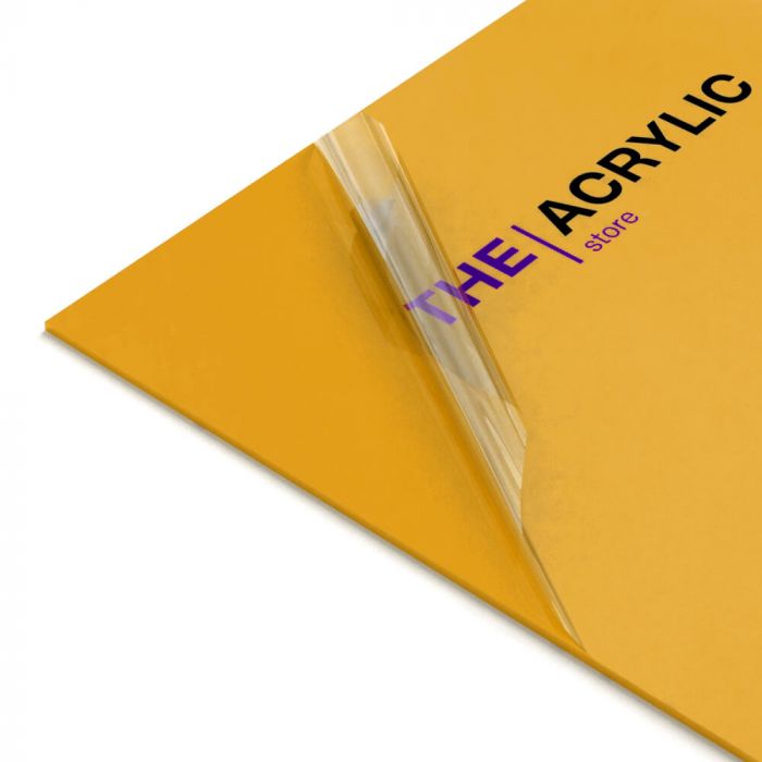 Gloss Mustard Yellow Acrylic Sheet