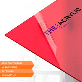 red frost acrylic rod red frost acrylic rod
